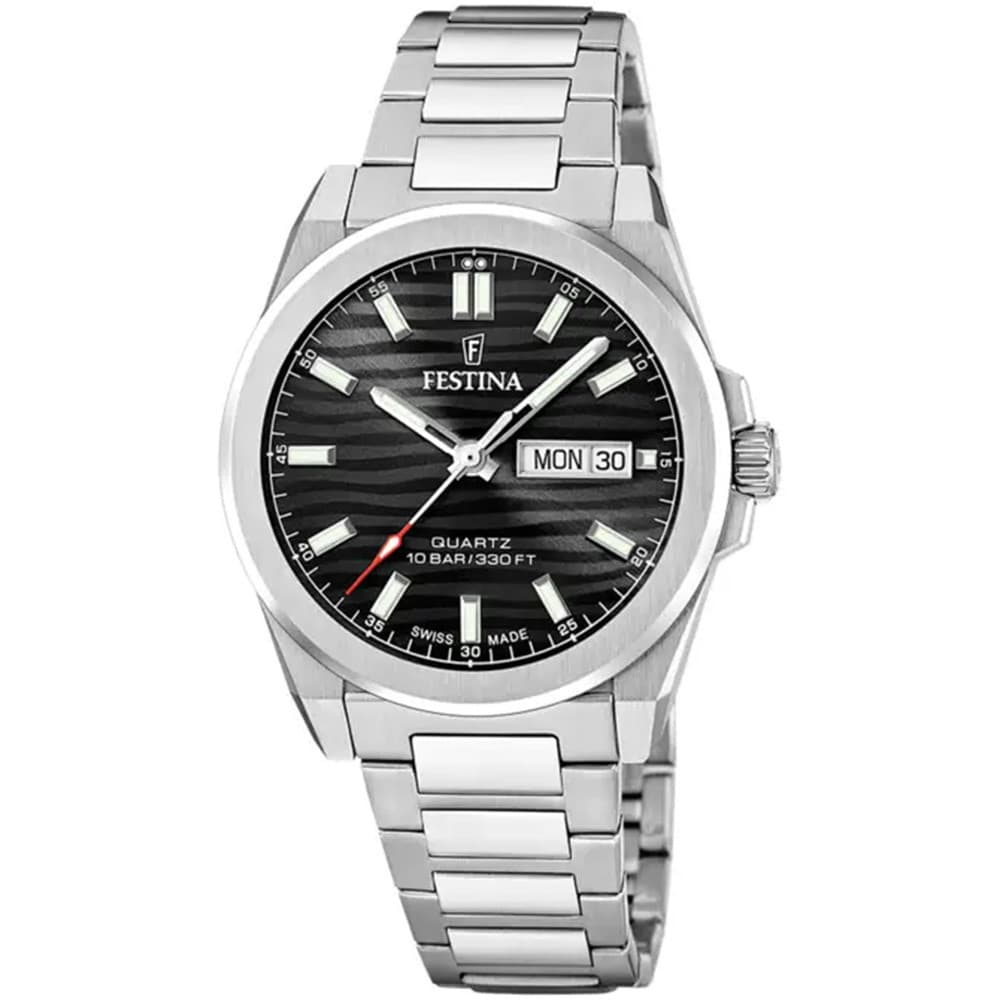 Festina Montre Festina en Acier Argenté