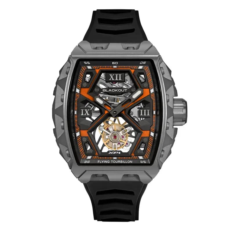 Blackout Watches Montre XP1 Tourbillon Ti Orange