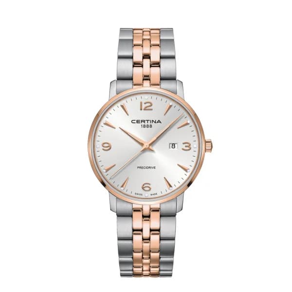 Certina Montre Certina DS Caimano Quartz Cadran Argent