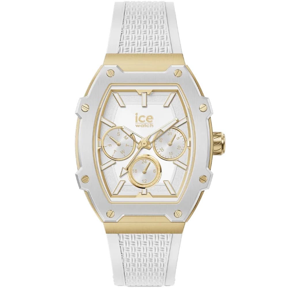 Ice Watch Montre Ice Watch Collection Ice Boliday en Silicone Blanc