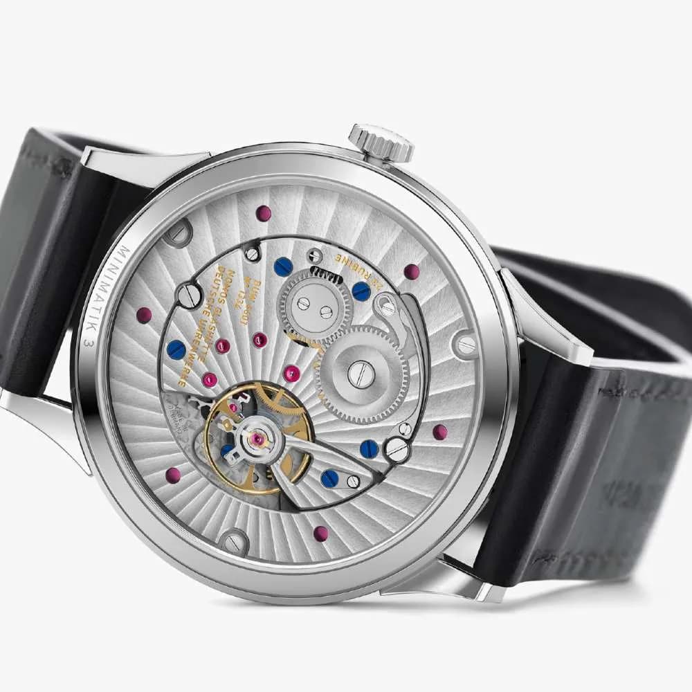 Nomos Minimatik 39 date bleu