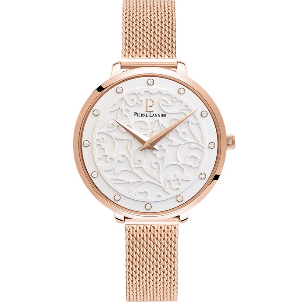 Pierre Lannier Montre Pierre Lannier en Acier Doré Rose