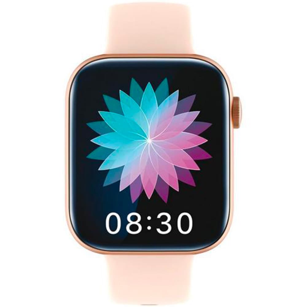 Tekday Montre Connectée Tekday en Silicone Rose