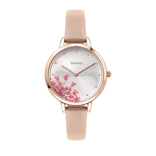 Oui & Me Montre Femme OUI&ME en Cuir Beige