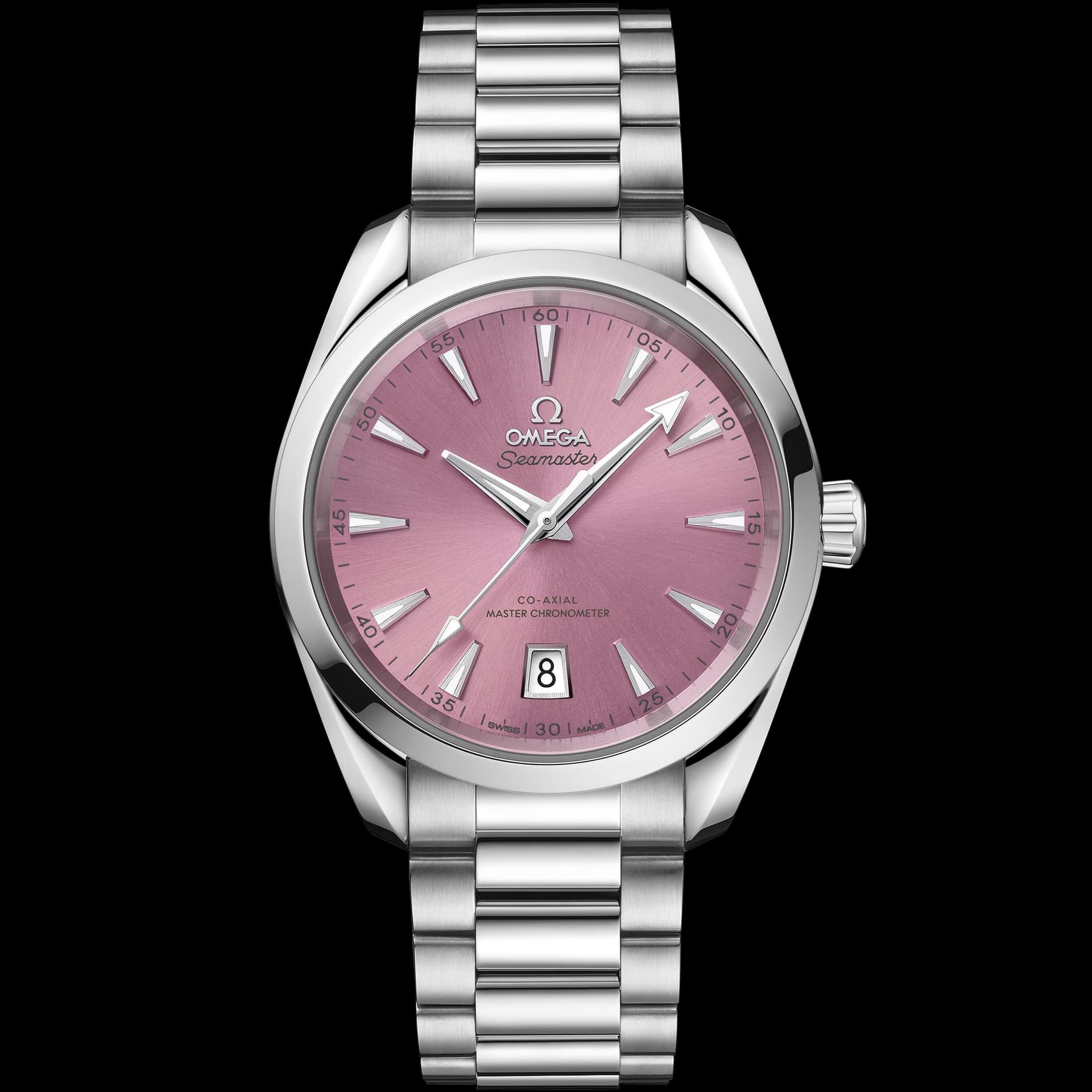 Omega Seamaster 38 mm, acier sur acier