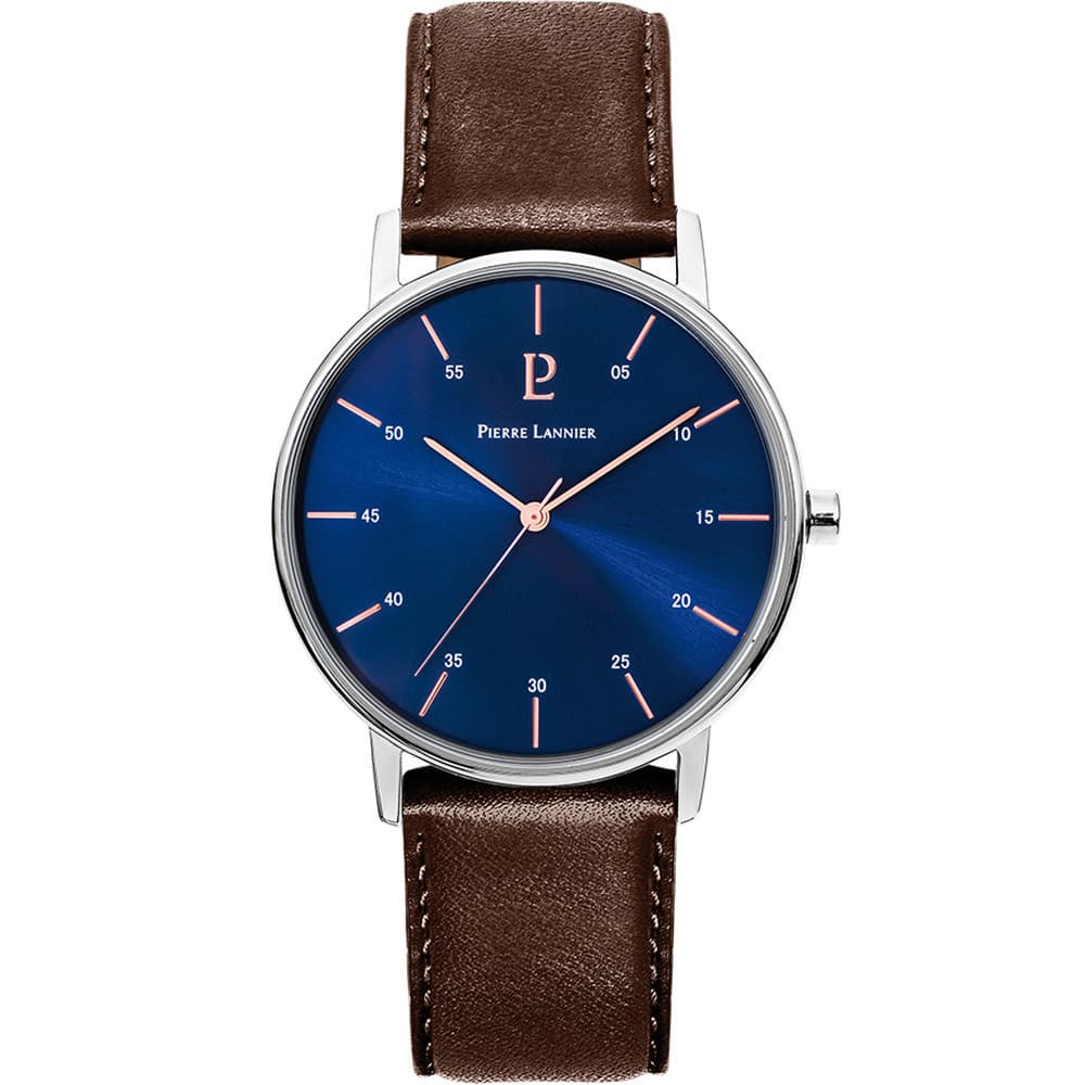 Pierre Lannier Montre Pierre Lannier en Cuir Marron