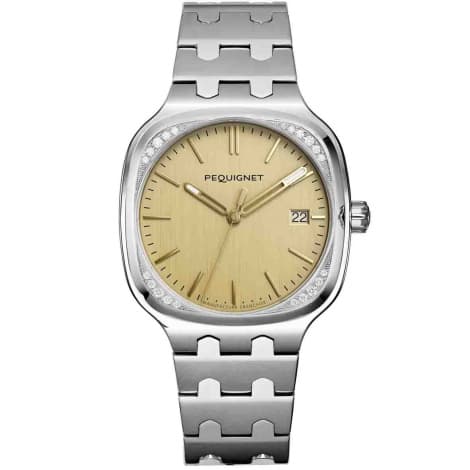 Pequignet Montre Pequignet Manufacture Concorde 20 Diamants - 40mm Automatique Cadran Champagne - 9040429