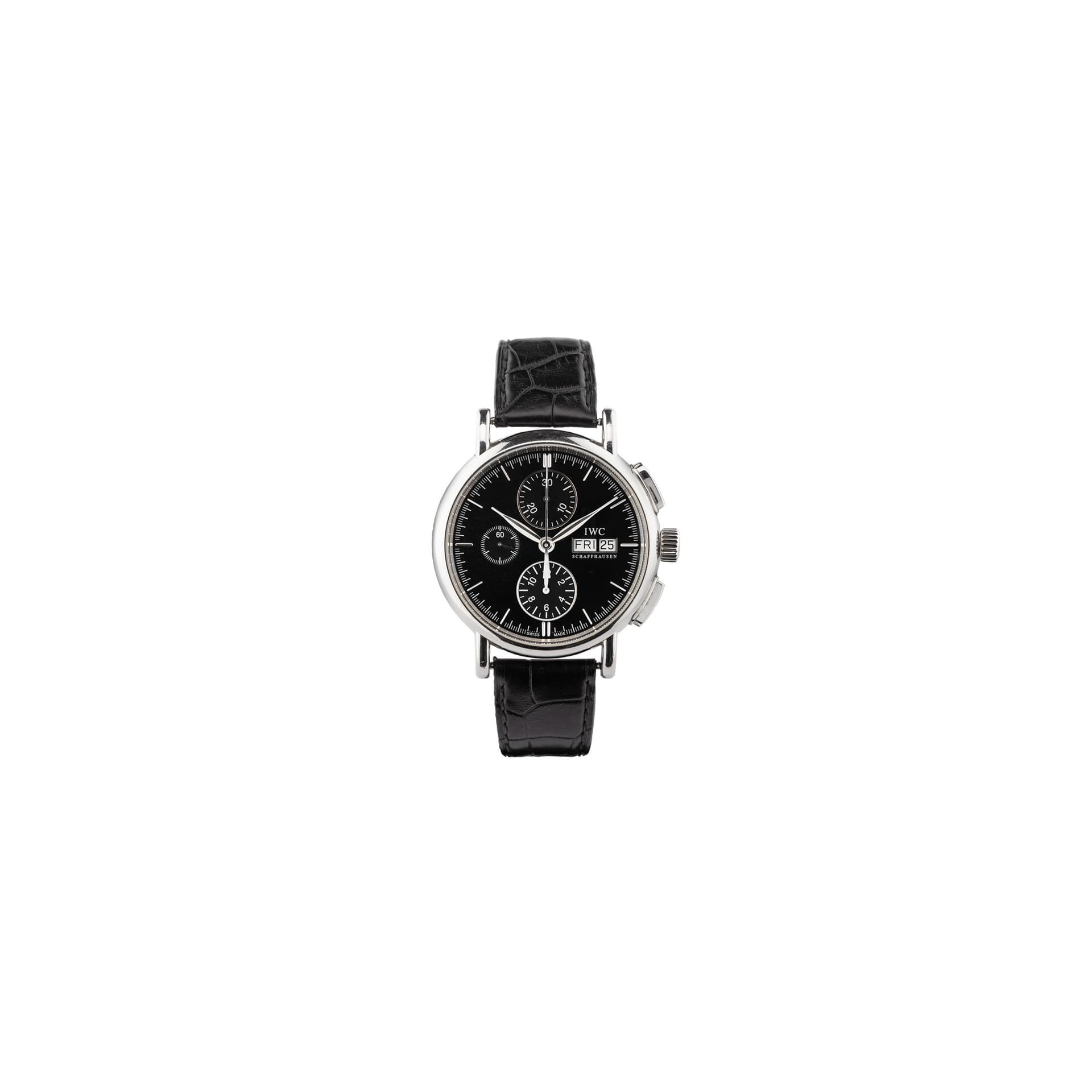 IWC Montre IWC Portofino chronographe automatique Full Set 2007 Ref. IW378303 40 mm