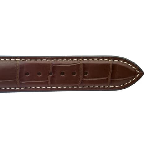 Bracelet de montre Crocodile Homme de couleur Gold -Lushai - 18614E-02
