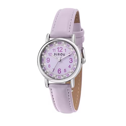 Kikou Montre Analogique Enfant Kikou Cuir Violet R4551105502