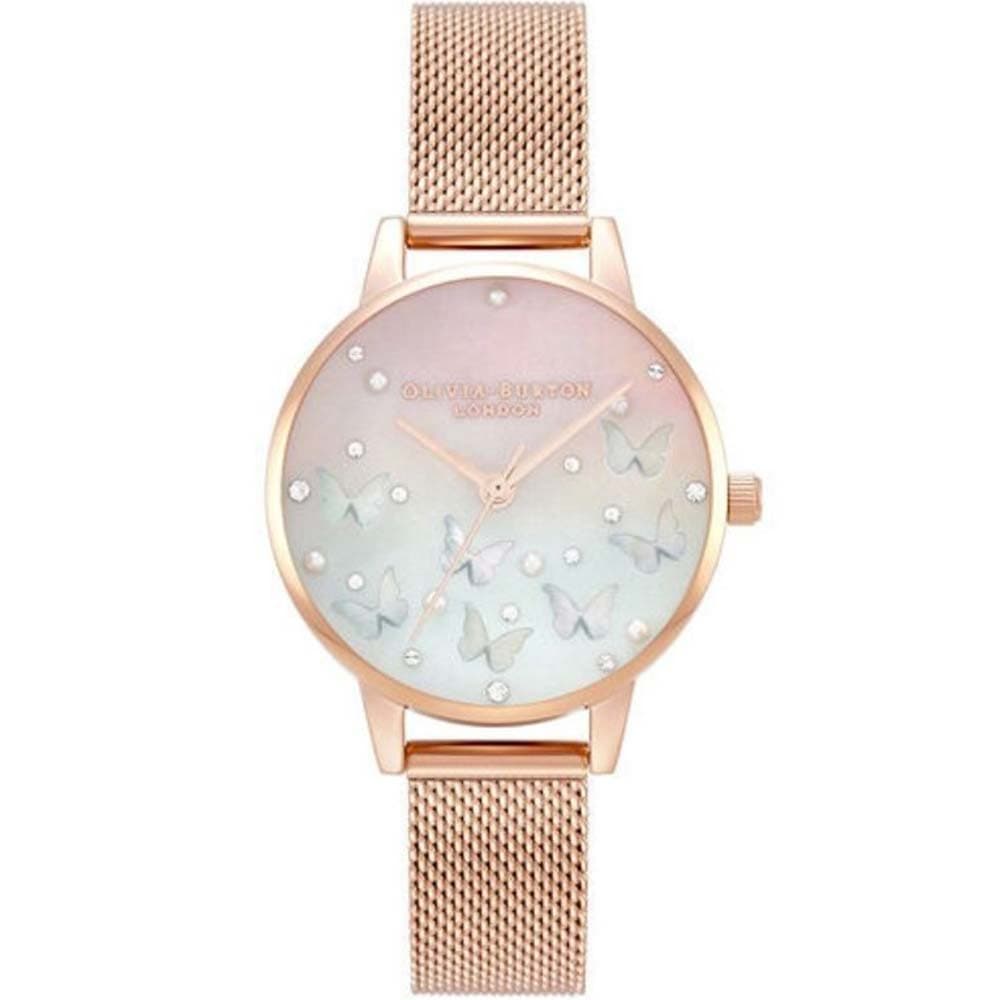 Olivia Burton Montre Olivia Burton en Acier Doré Rose