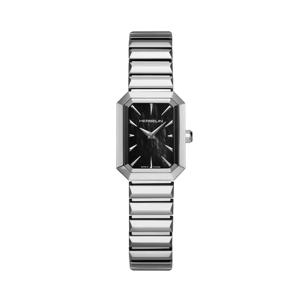 Michel Herbelin Montre quartz Femme Octogone Noir