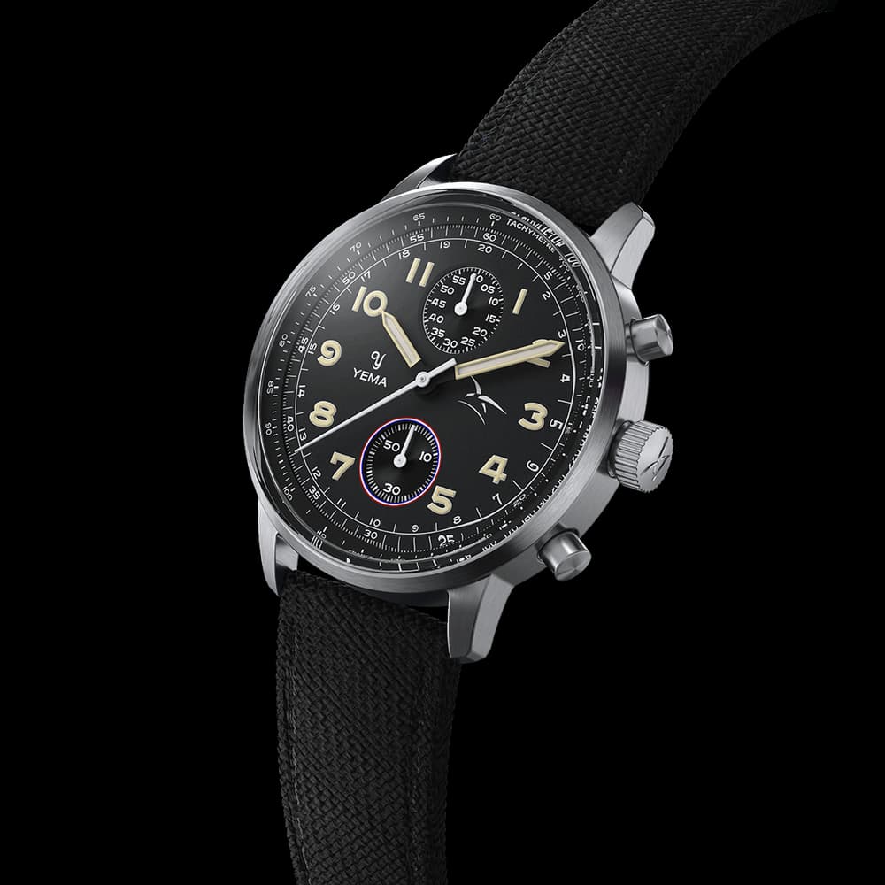 Yema Montre quartz Homme Flygraf Noir