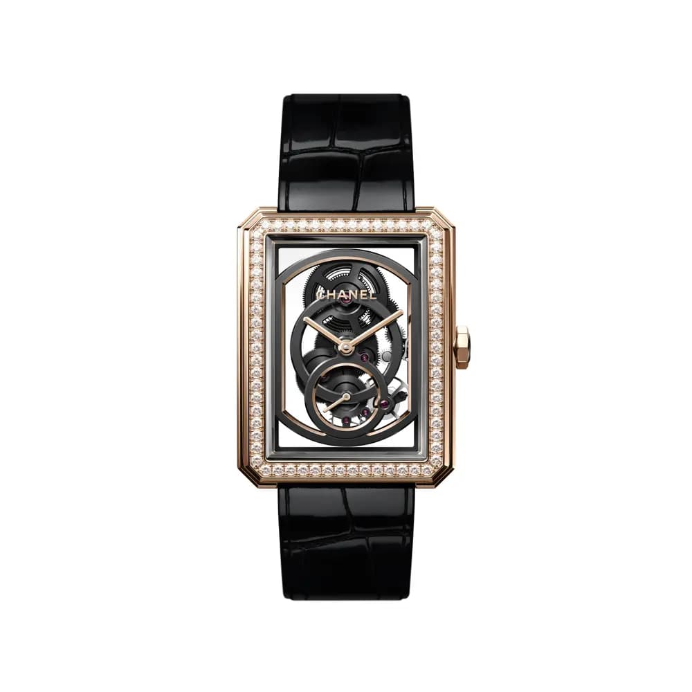 Chanel Montre automatique Femme Boy·friend Noir