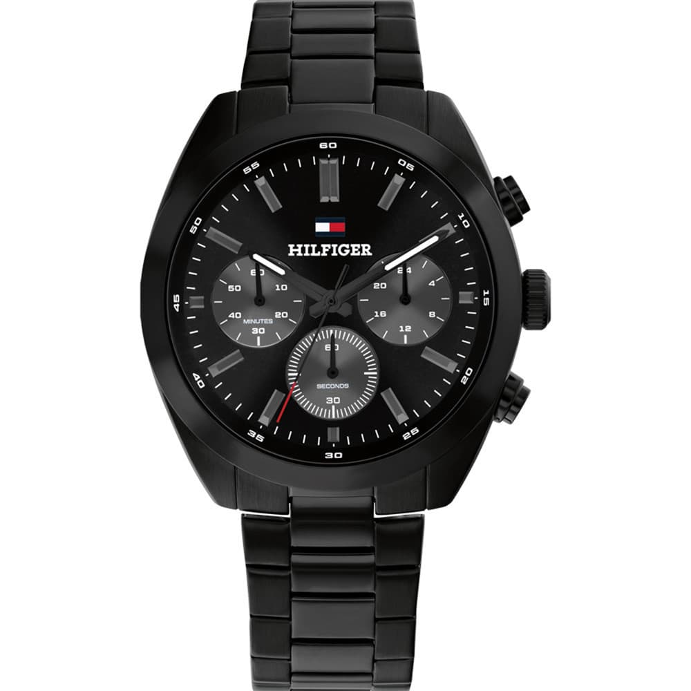 Tommy Hilfiger Montre Tommy Hilfiger Collection Hudson en Acier et PVD Noir