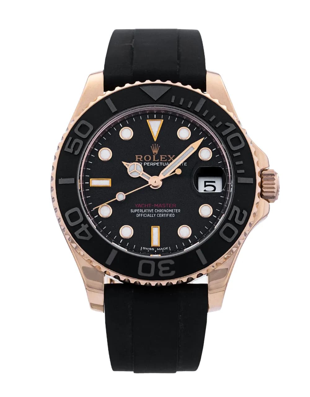 Rolex Yacht-Master — boîtier or rose 37 mm