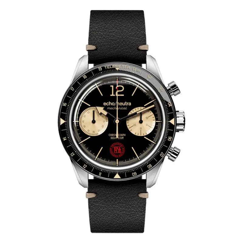 Echo/Neutra Montre 1956 Chronographe Noir