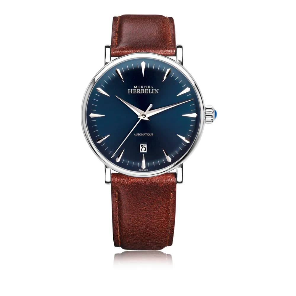 Michel Herbelin Montre automatique Homme Inspiration Bleu foncé