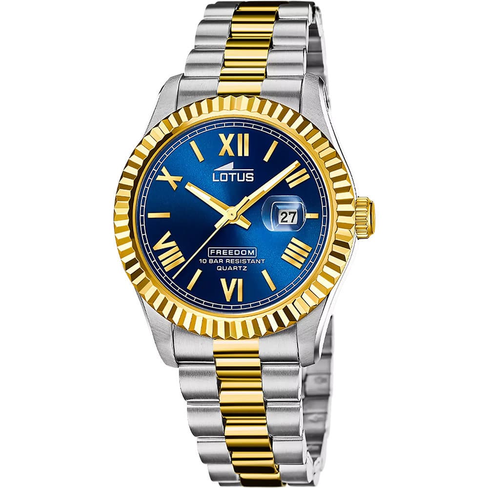 Lotus Montres Montre Lotus en Acier et PVD Bicolore