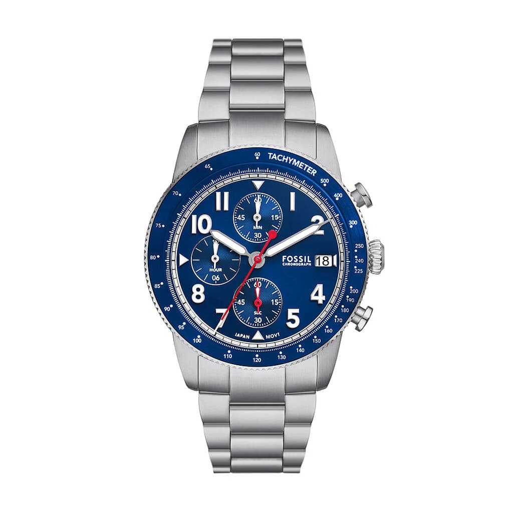 Fossil Sport Tourer — cadran bleu