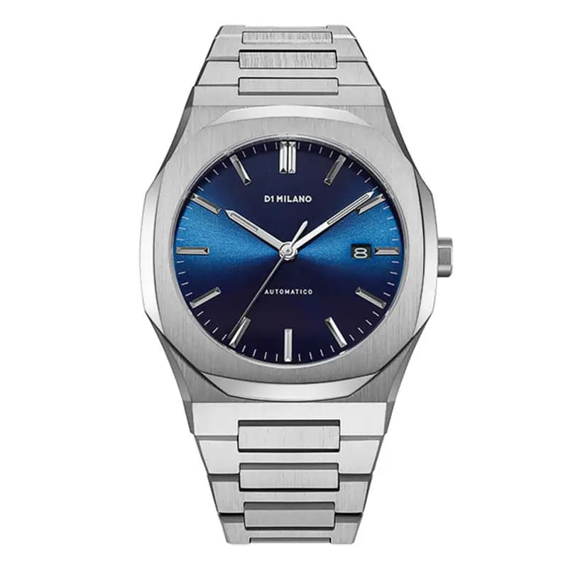 D1 Milano Montre D1 Milano Automatique - 41.5 mm- Cadran Bleu - ATBJ11