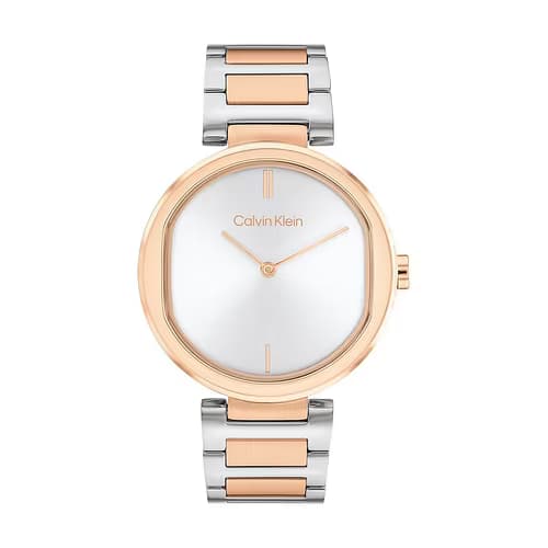 Calvin Klein Montre Femme CALVIN KLEIN en Acier Bicolore