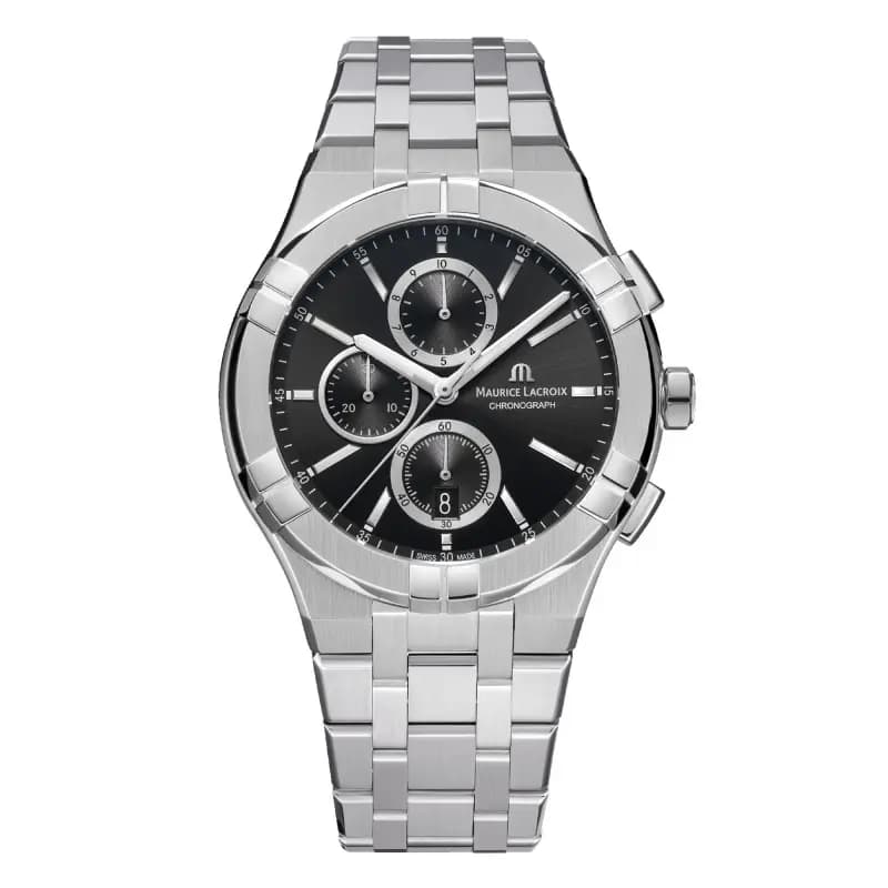 Maurice Lacroix Montre Aikon Quartz Chronograph 42mm AI1118-SS002-330-1