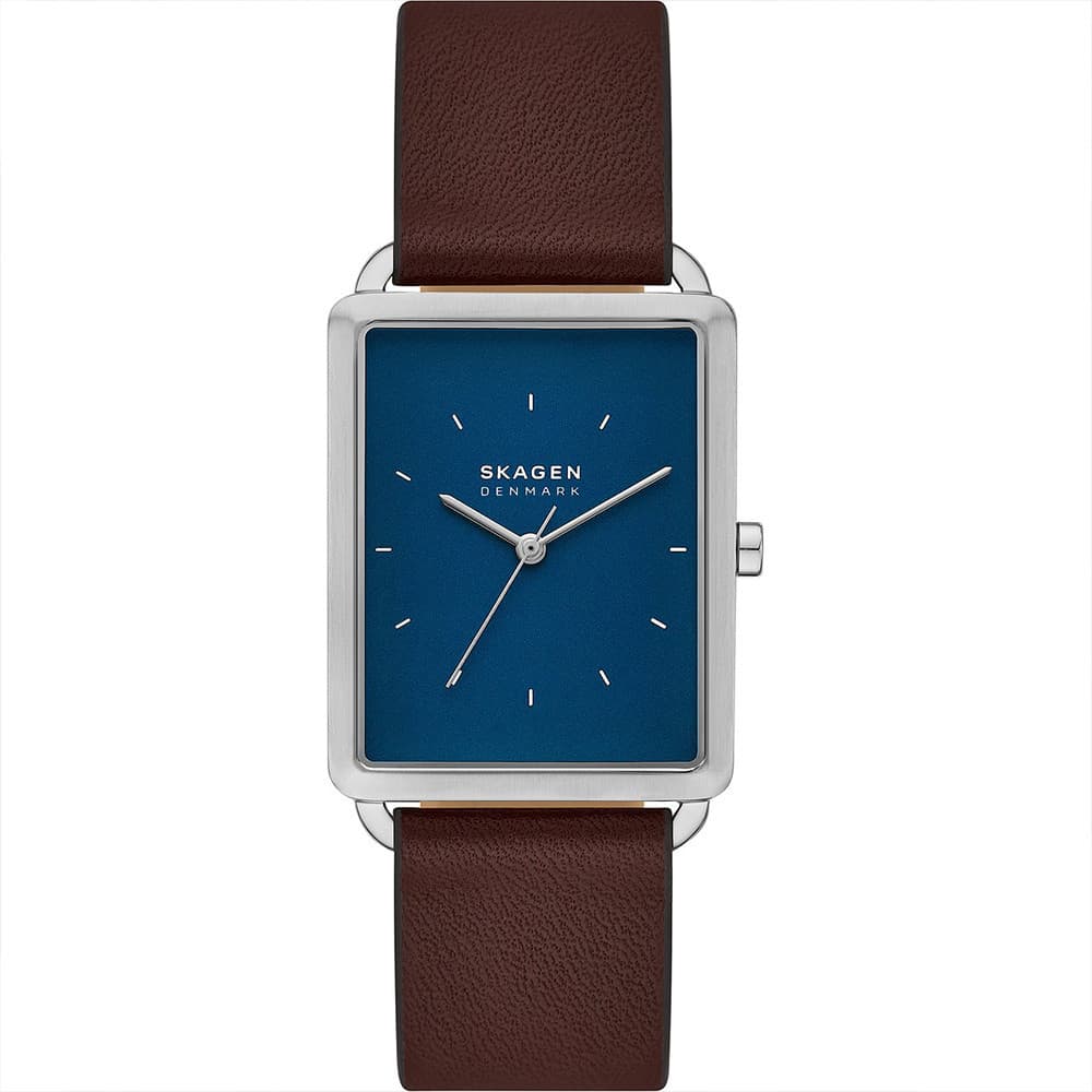 Skagen Montre Skagen Collection Hagen en Cuir Marron