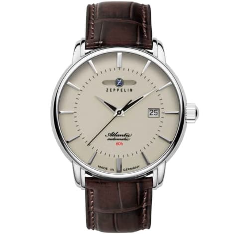 Zeppelin Montre Zeppelin Atlantic Automatic 60h Automatique Cadran Blanc cassé - 84605