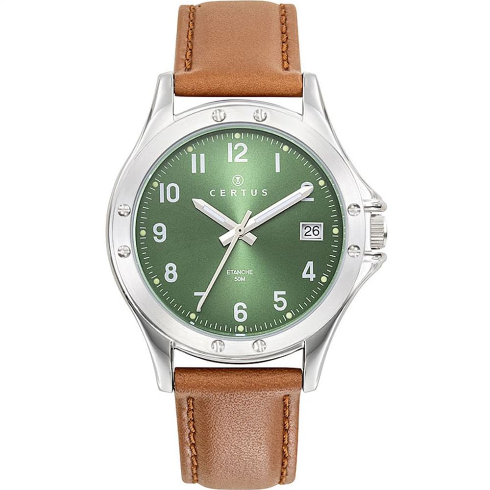 Certus Montre Certus en Cuir Marron