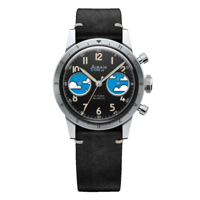 Airain Montre Type 20 "Up in the Air" seconde/seconde/