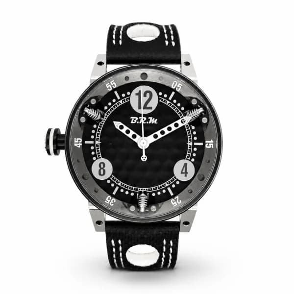 Daniel Gérard Montre Occasion BRM GF6 Golf cadran noir Bracelet Caoutchouc Noir