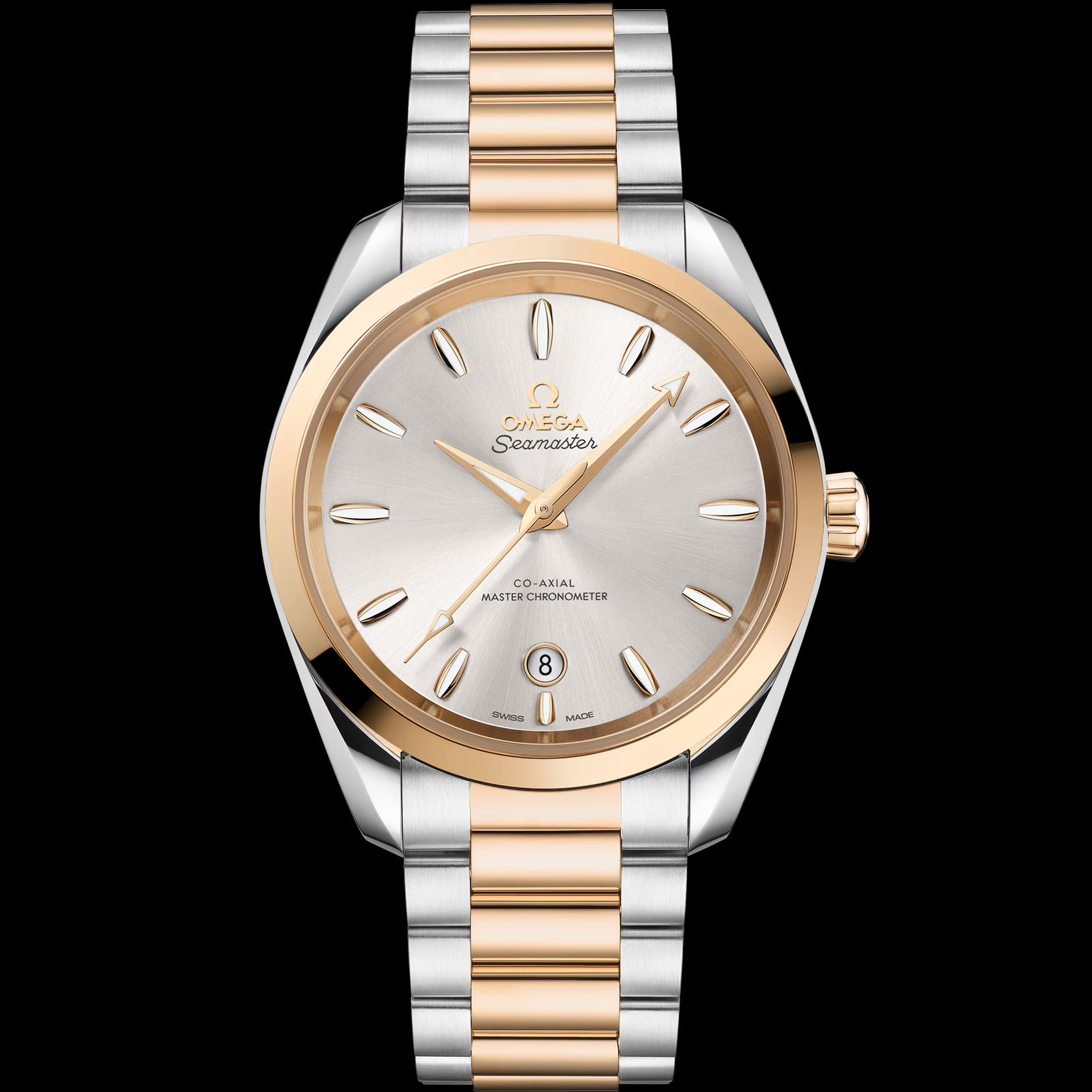 Omega Seamaster 38 mm, acier - or Moonshine™ sur acier - or Moonshine™