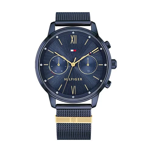 Tommy Hilfiger Montre Femme TOMMY HILFIGER BLAKE en Acier Bleu Etanche
