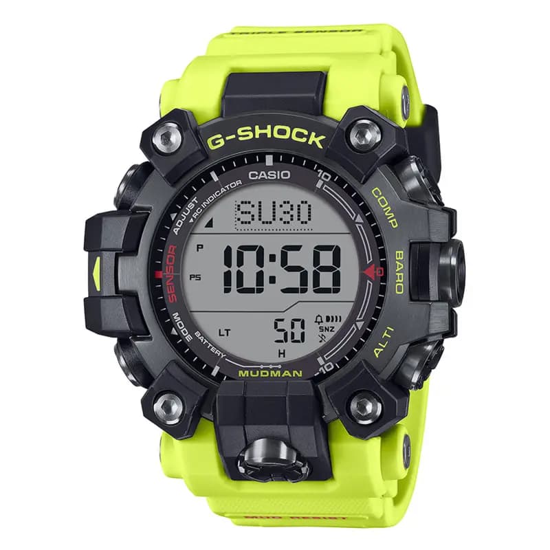 Casio Master of G Mudman — bracelet jaune