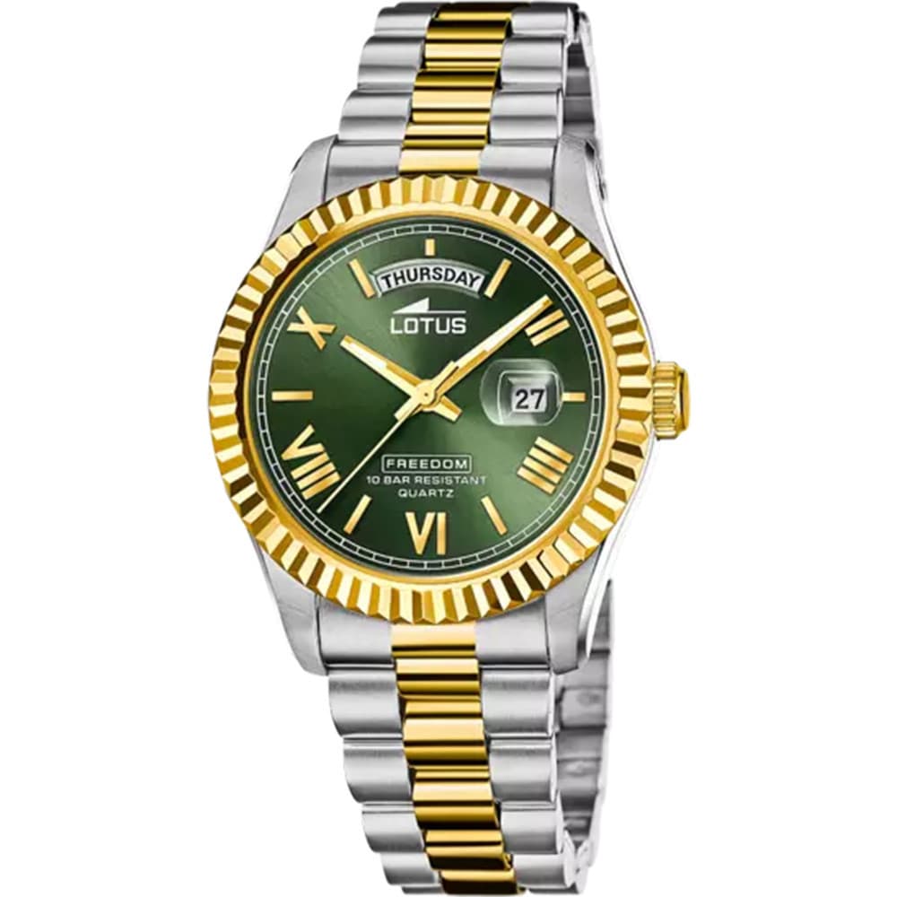 Lotus Montres Montre Lotus en Acier et PVD Bicolore