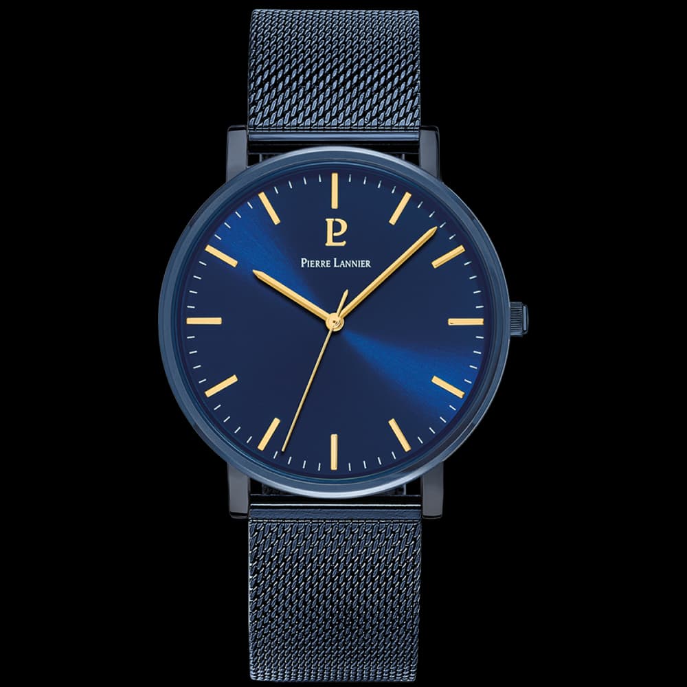 Pierre Lannier Montre quartz Homme Essential Bleu