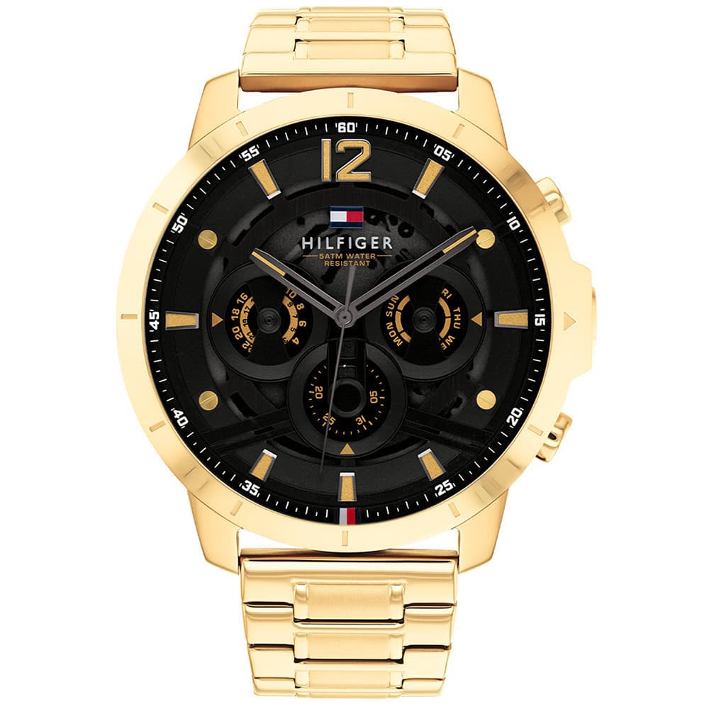 Tommy Hilfiger Montre Tommy Hilfiger en Acier et PVD Doré