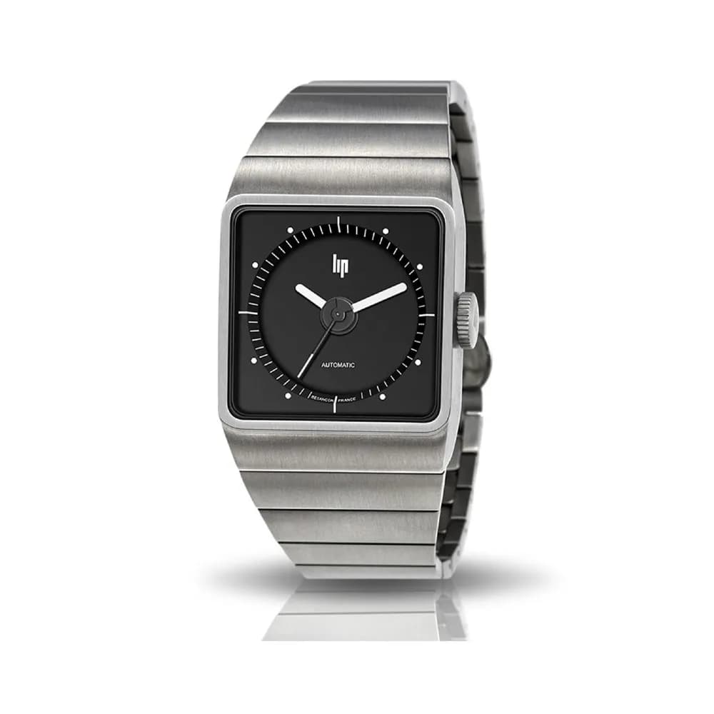 Lip Montre Lip Big TV Titane 671657- Homme - cadran Noir- -