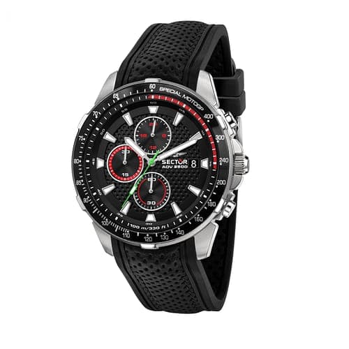 Sector Montre Homme SECTOR ADV2500 en Silicone Noir