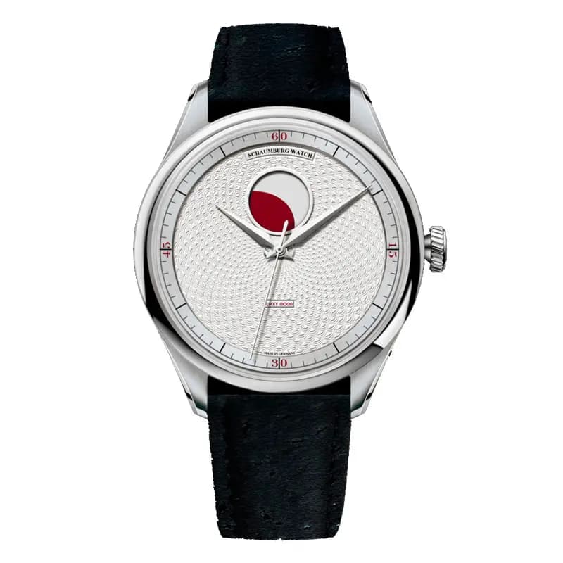 Schaumburg Watch Montre the red Lucky Moon
