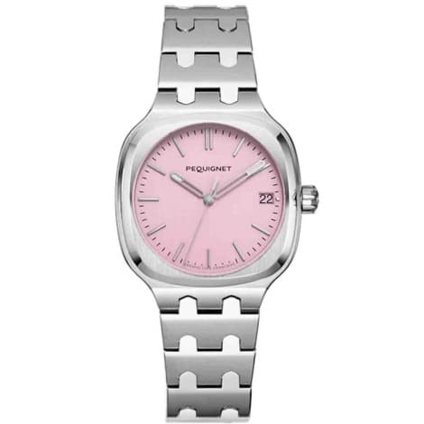 Pequignet Montre Pequignet Manufacture Concorde Automatique Cadran Rose - 9046483