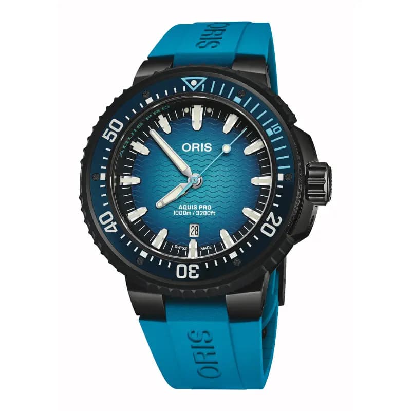 Oris Montre Aquis Pro 1000M 01 733 7801 7255-Set