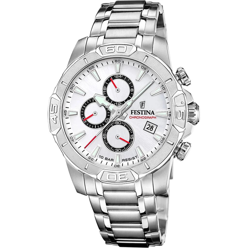 Festina Montre Festina Timeless Chronograph Argenté