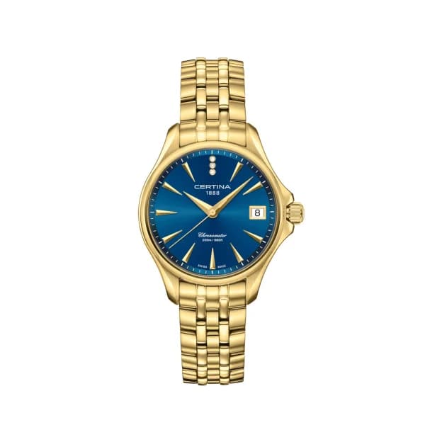 Certina Montre Certina DS Action Lady Diamonds Quartz Cadran Bleu