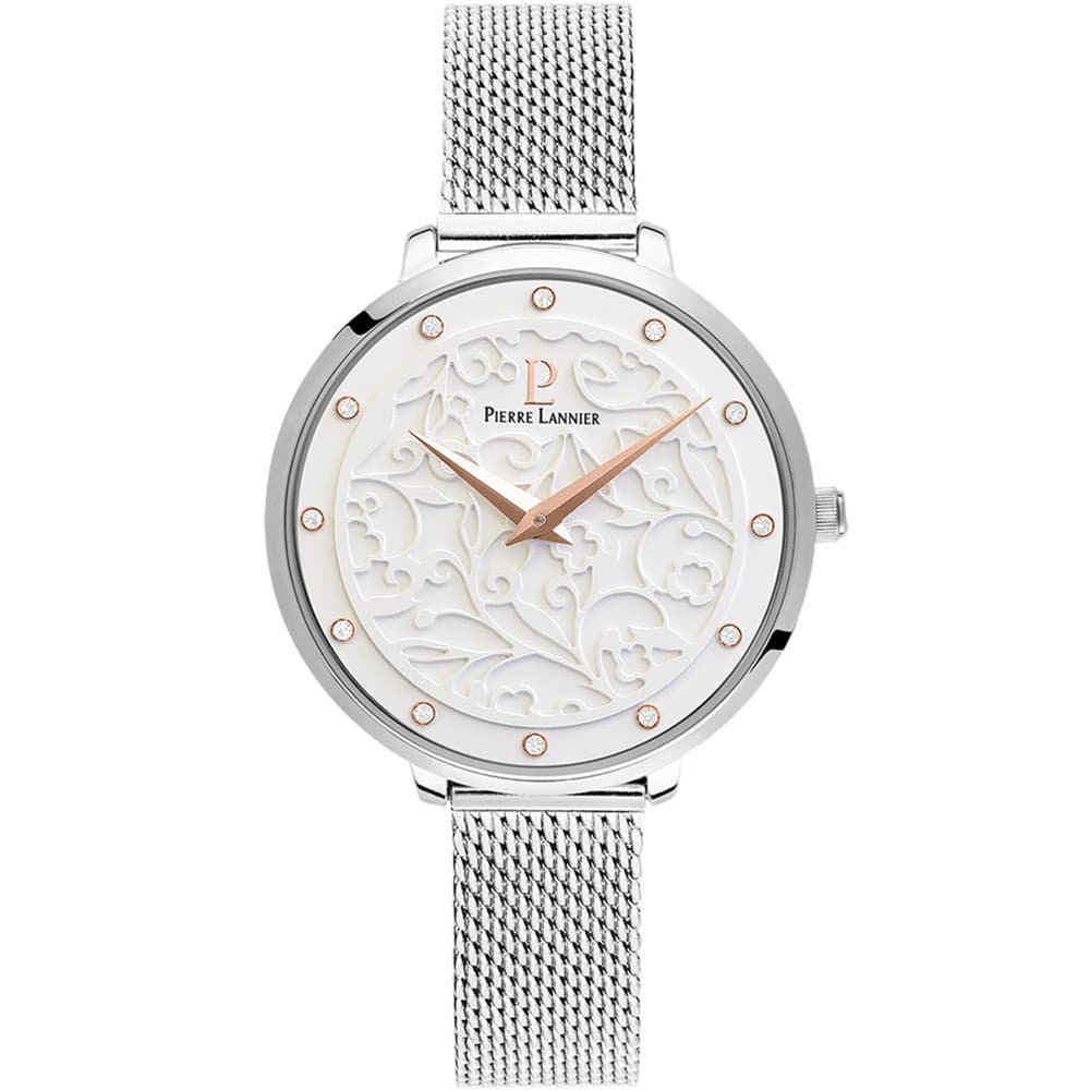 Pierre Lannier Montre Pierre Lannier en Acier Argenté