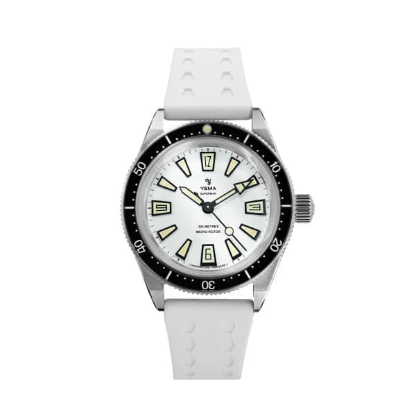 Yema Montre Yema Skin Diver Slim Full Lume CMM.20 39 mm Édition Limitée