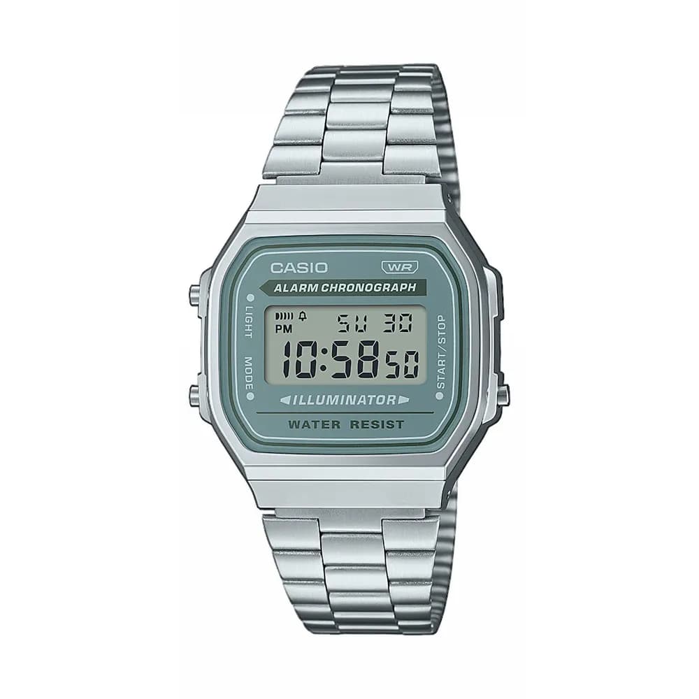 Casio Illuminator — cadran bleu-gris