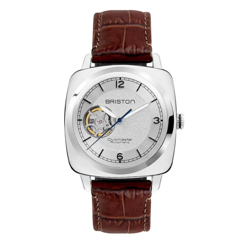 Briston Montre Briston Clubmaster Legend Classic Open Acier Cadran Blanc