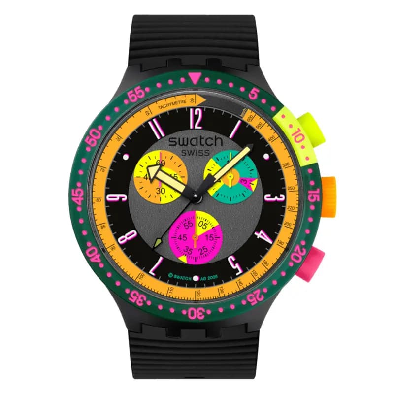 Swatch Montre Neon Seppia SB02B104